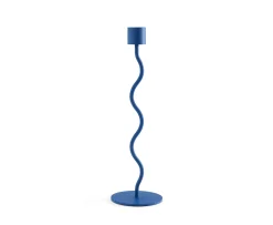 Cooee Design Curved Ljusstake Cobalt Blue 26cm