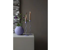 Cooee Design Curved Ljusstake Mauve 26cm