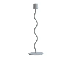 Cooee Design Curved Ljusstake Pale Blue 26cm