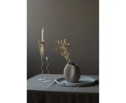 Cooee Design Curved Ljusstake Pale Blue 26cm
