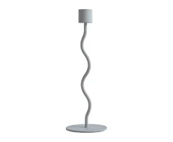 Cooee Design Curved Ljusstake Pale Blue 23cm