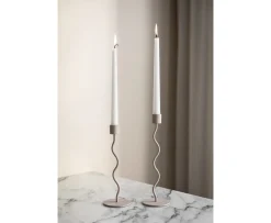 Cooee Design Curved Ljusstake Sand 23cm