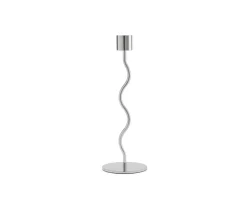 Cooee Design Curved Ljusstake Stainless Steel 23cm