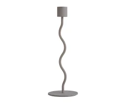 Cooee Design Curved Ljusstake Taupe 23cm