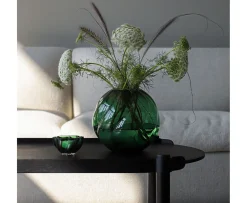 Cooee Design Twist Ball Vas Forest Green 20cm