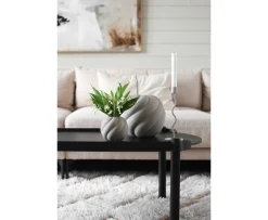Cooee Design Twist Ball Vas Sand 12cm
