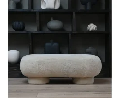 101 Copenhagen Big Foot Bänk Sheepskin Sandshell 120cm