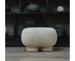 101 Copenhagen Big Foot Bänk Sheepskin Sandshell 70cm