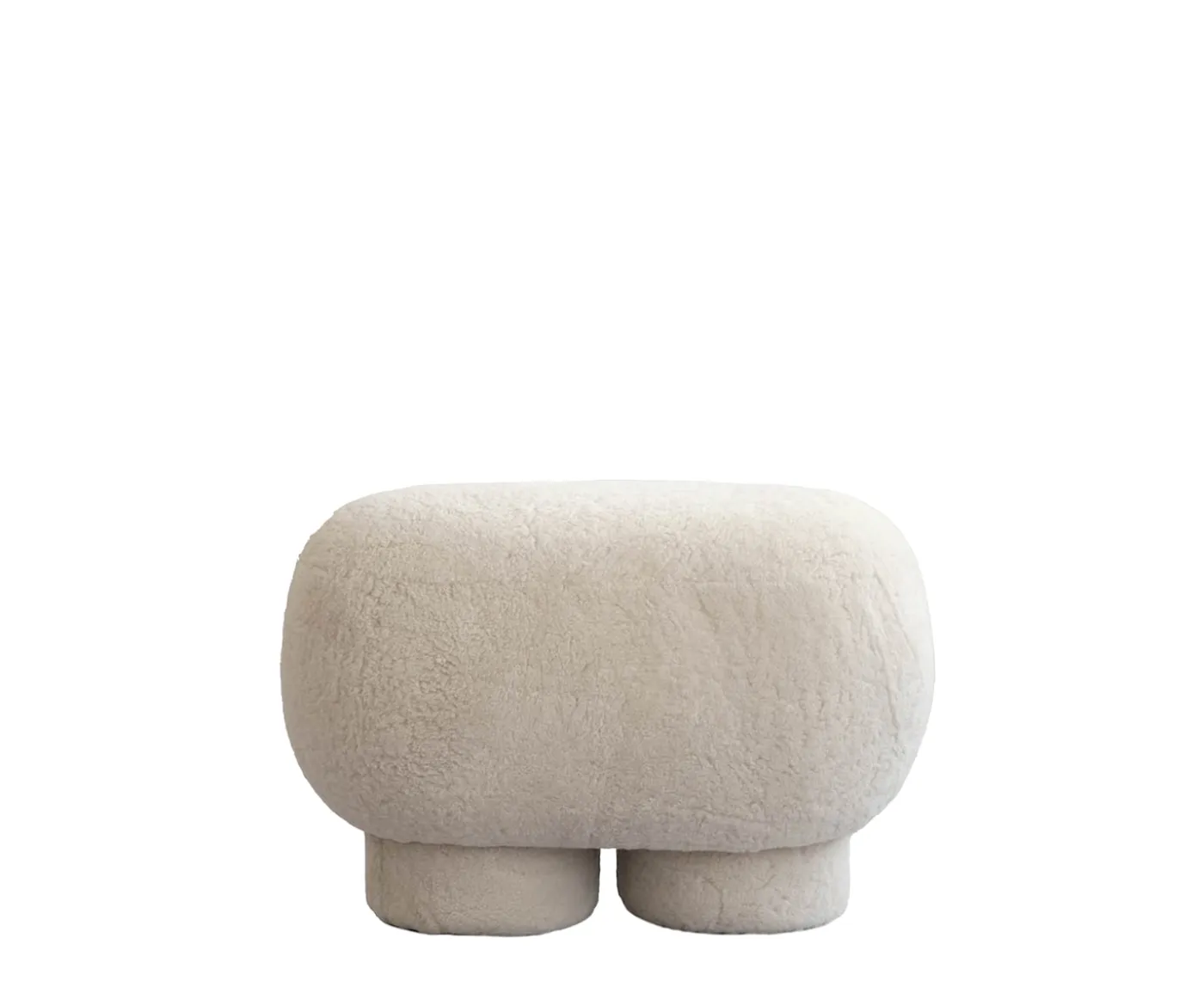 101 Copenhagen Big Foot Bänk Sheepskin Sandshell 70cm