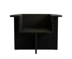 101 Copenhagen Brutus Loungestol Coffee Black Oak