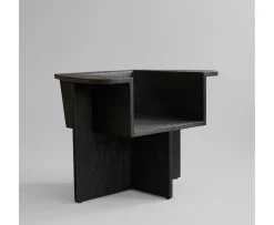 101 Copenhagen Brutus Loungestol Coffee Black Oak