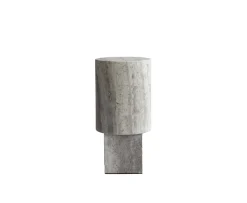 101 Copenhagen Column Bord Silver Travertine