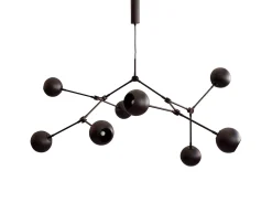 101 Copenhagen Drop Globe Taklampa Burned Black 150cm