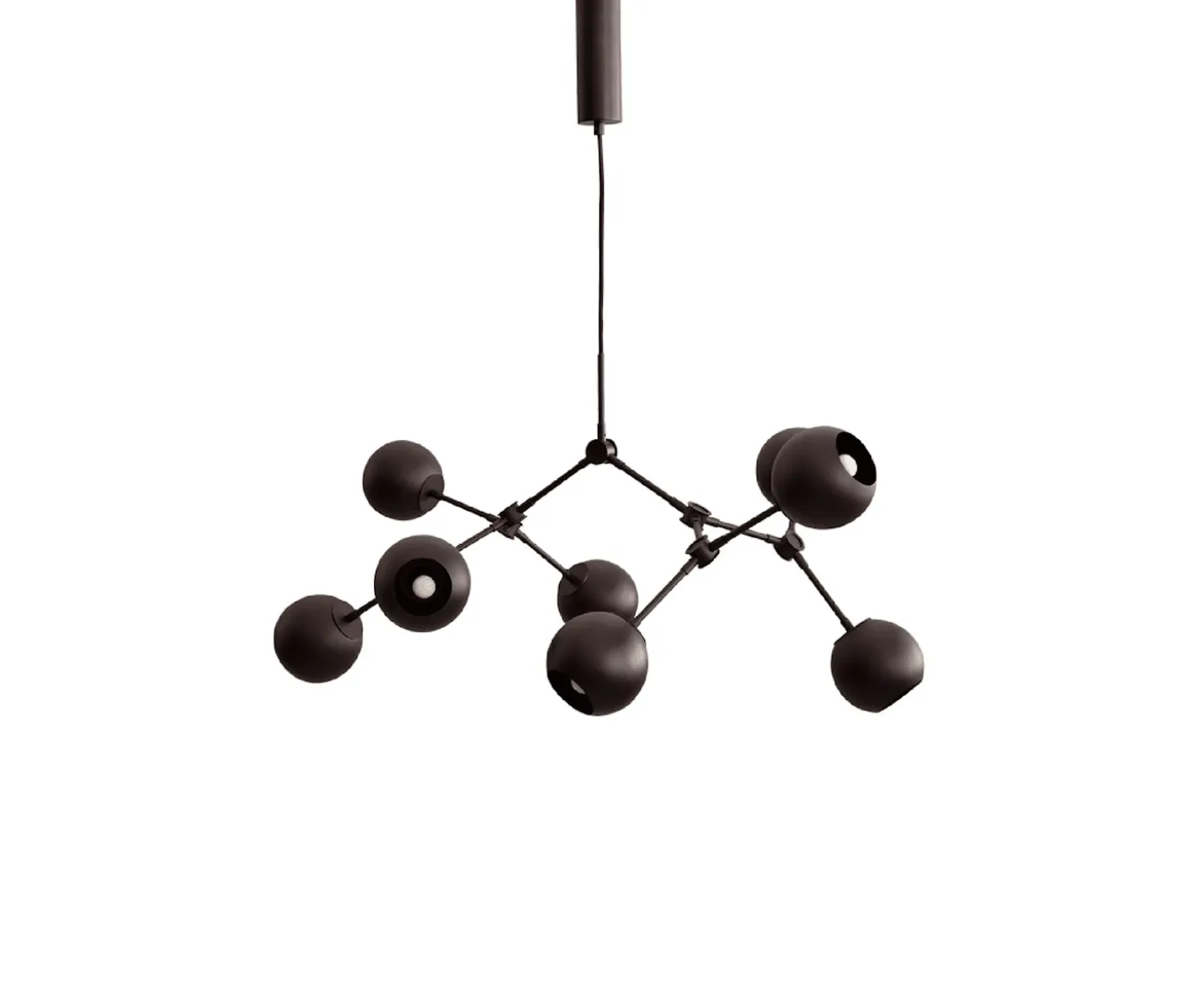 101 Copenhagen Drop Globe Taklampa Burned Black Mini 95cm