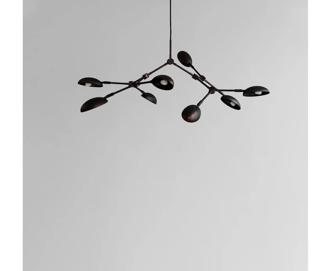 101 Copenhagen Drop Mini Taklampa Burned Black 111cm