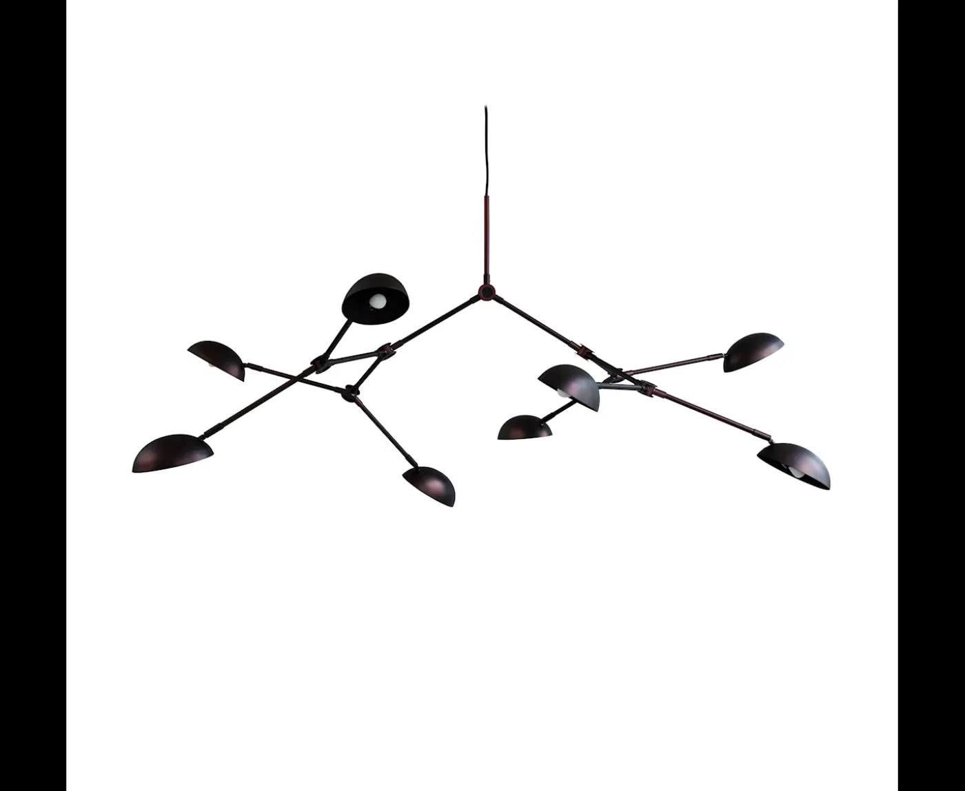 101 Copenhagen Drop Taklampa Burned Black 154cm
