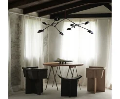 101 Copenhagen Drop Taklampa Burned Black 154cm