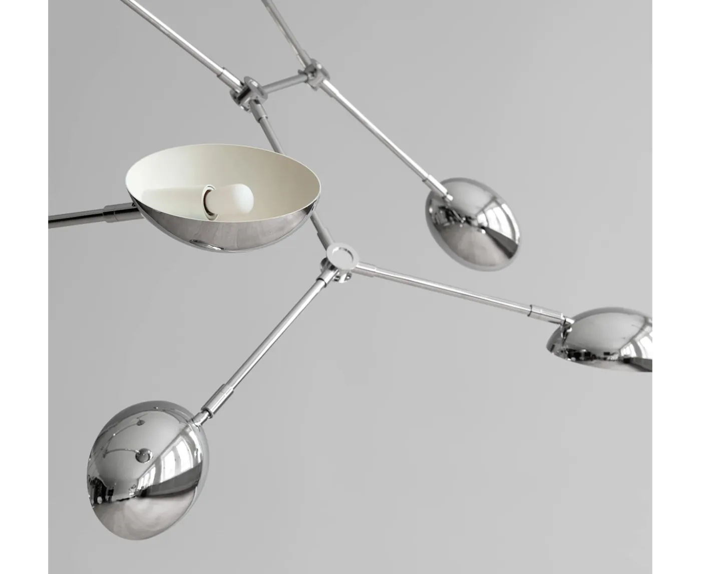 101 Copenhagen Drop Taklampa Chrome 154cm