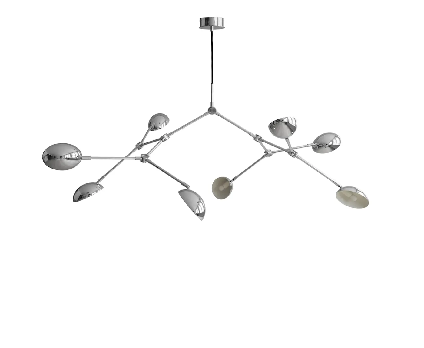 101 Copenhagen Drop Taklampa Chrome 154cm