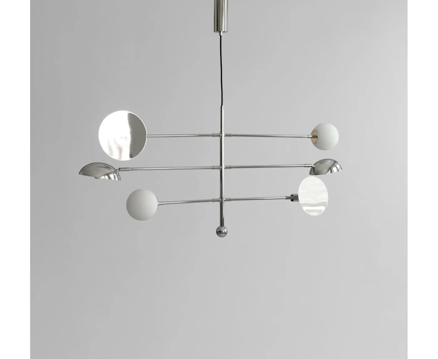 101 Copenhagen Sahn Taklampa Chrome 125cm