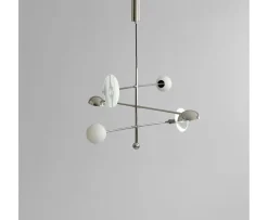 101 Copenhagen Sahn Taklampa Chrome 125cm