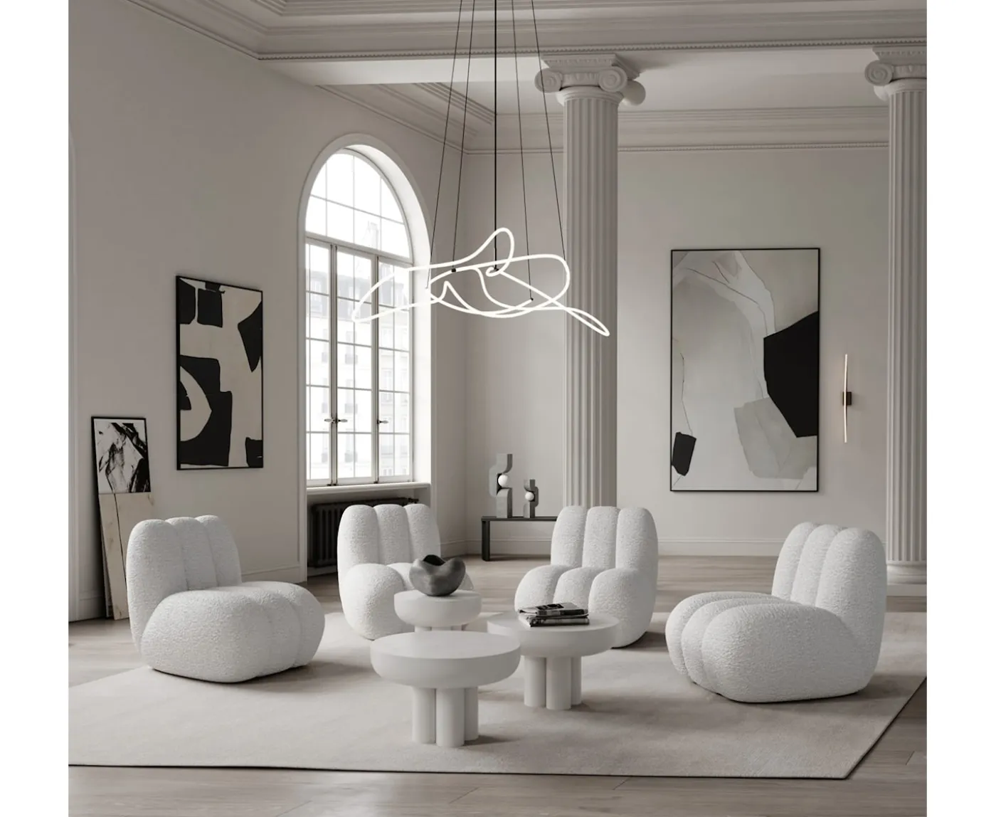 101 Copenhagen Toe Loungestol Off White