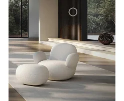 101 Copenhagen Toe Ottoman Fotpall Off White 60x45