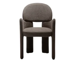 Dan Form Aole Karmstol Major Brown Bouclé