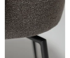 Dan Form Bae Swivel Karmstol Pebble Earth Bouclé/Black