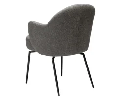 Dan Form Bae Swivel Karmstol Pebble Earth Bouclé/Black