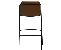 Dan Form Boto Barstol Konstläder Ljusbrun 68cm