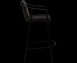 Dan Form Boto Barstol Konstläder Svart 68cm