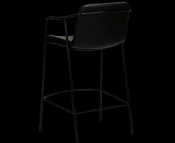 Dan Form Boto Barstol Konstläder Svart 68cm
