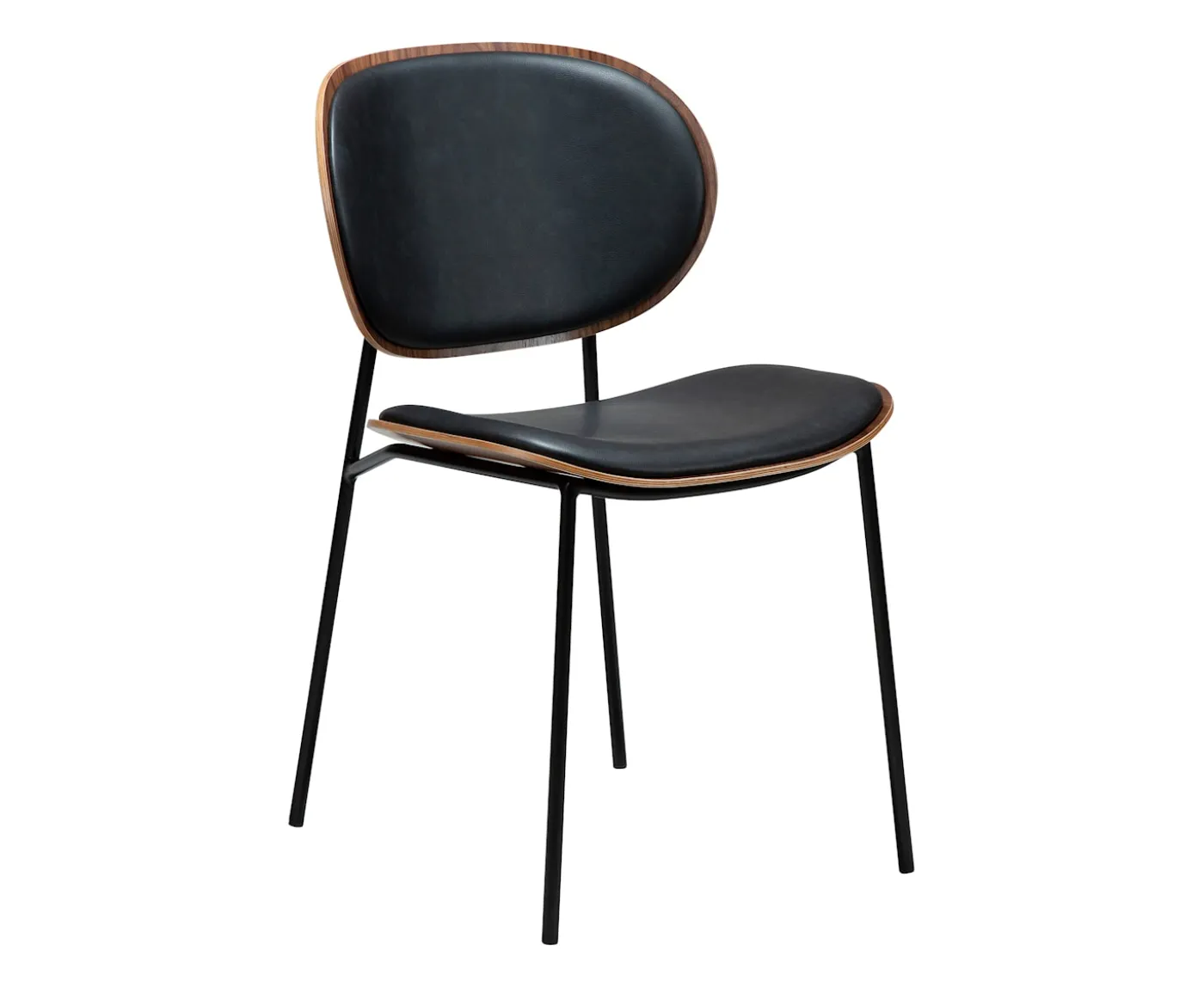 Dan Form Clementina Matstol Black/Walnut