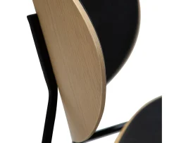 Dan Form Clementina Matstol Black/Whitewashed Oak