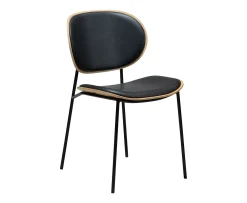 Dan Form Clementina Matstol Black/Whitewashed Oak