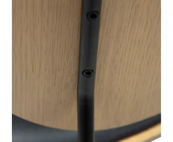 Dan Form Clementina Matstol Black/Whitewashed Oak