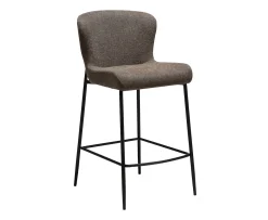 Dan Form Glam Barstol Major Brown Bouclé
