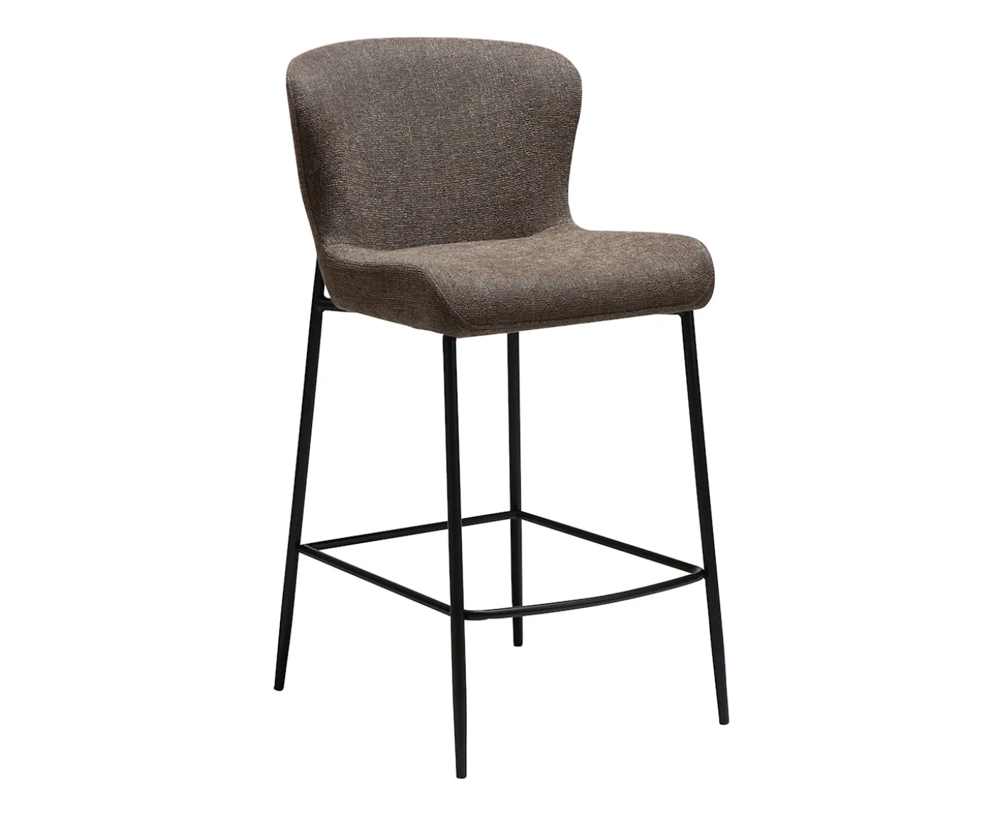 Dan Form Glam Barstol Major Brown Bouclé