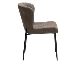 Dan Form Glam Matstol Major Brown Bouclé