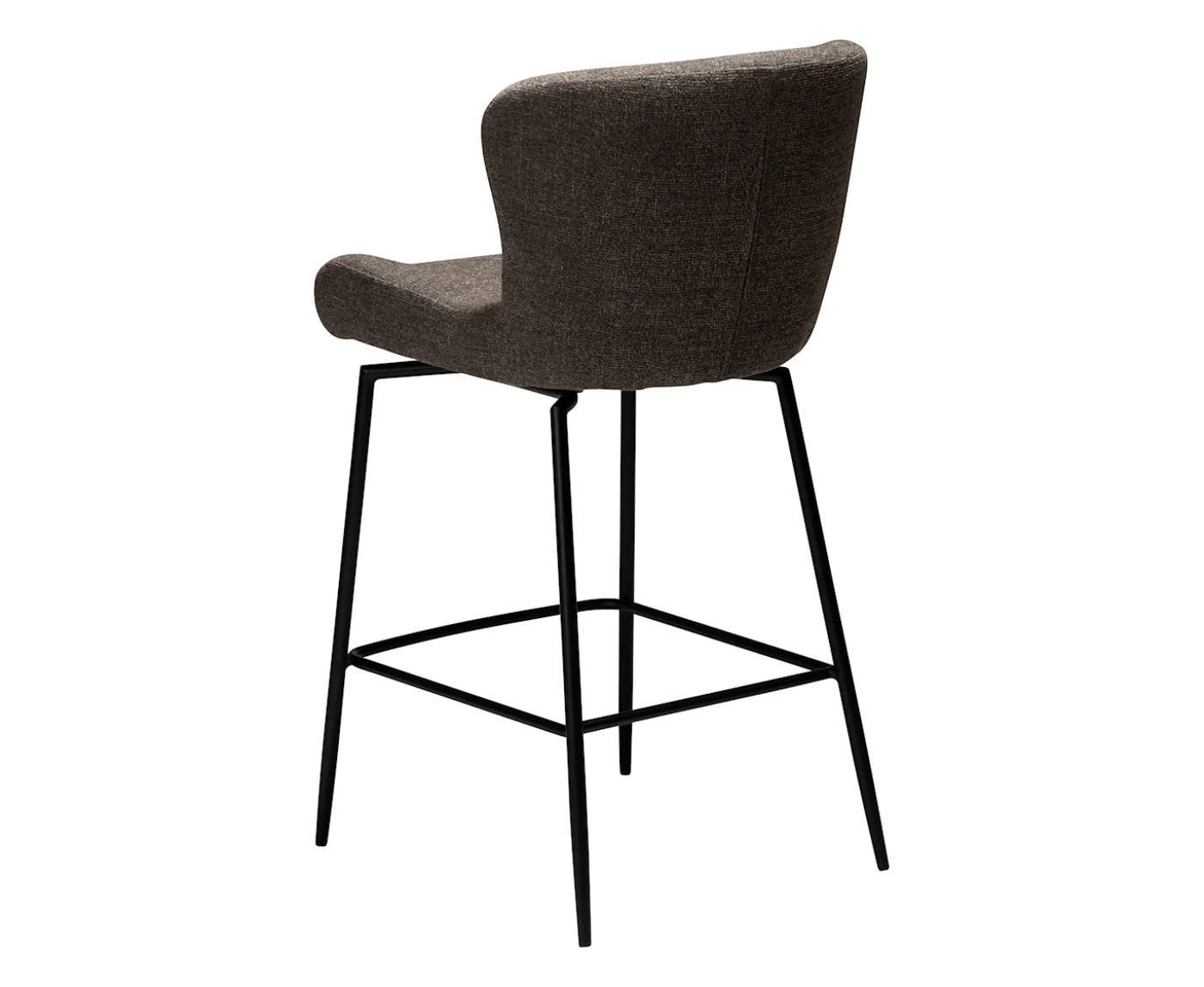 Dan Form Glam Swivel Barstol Major Brown Bouclé