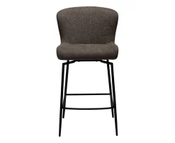Dan Form Glam Swivel Barstol Major Brown Bouclé