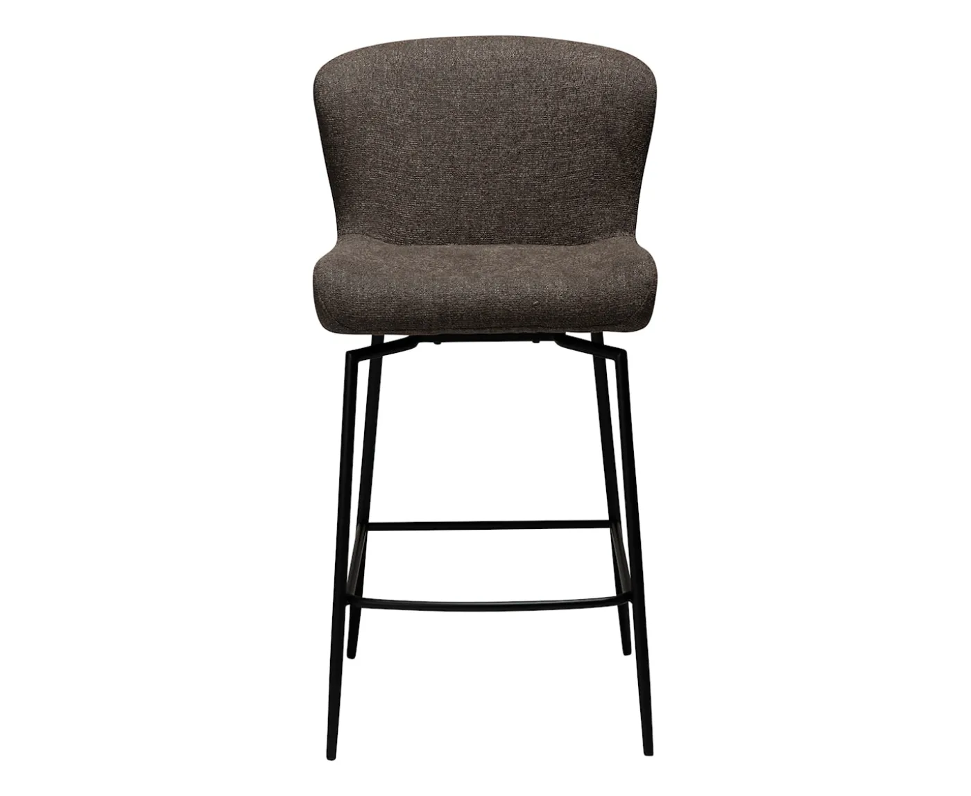 Dan Form Glam Swivel Barstol Major Brown Bouclé