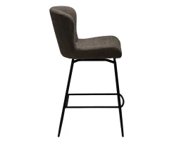 Dan Form Glam Swivel Barstol Major Brown Bouclé