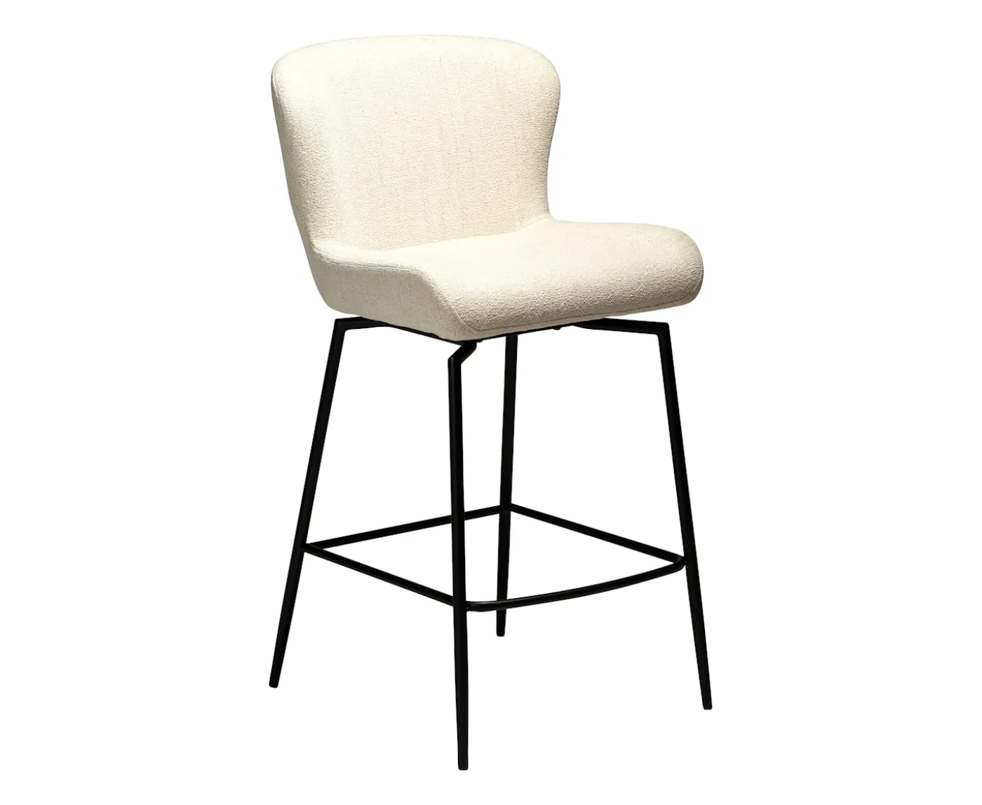 Dan Form Glam Swivel Barstol Simply Beige Bouclé