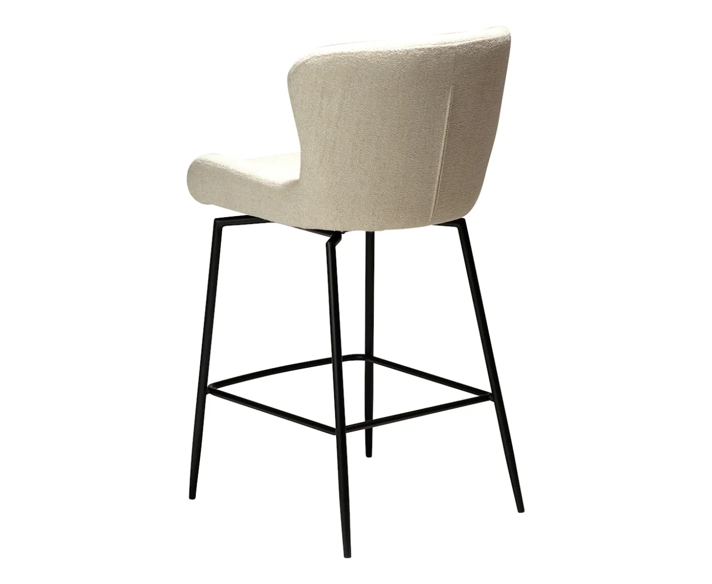 Dan Form Glam Swivel Barstol Simply Beige Bouclé
