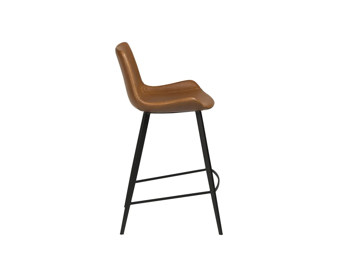 Dan Form Hype Barstol Konstläder Ljusbrun 75cm