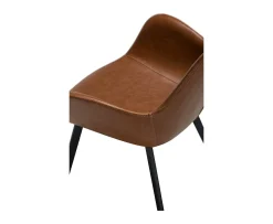 Dan Form Hype Karmstol Konstläder Ljusbrun/Svart
