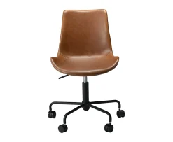 Dan Form Hype Kontorsstol Konstläder Ljusbrun