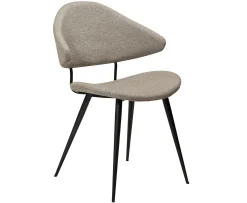 Dan Form Napoleon Matstol Boucle Beige/Svart